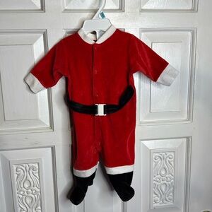 Christmas Little Me Baby Santa Clause  One Piece Body Suit Size Medium